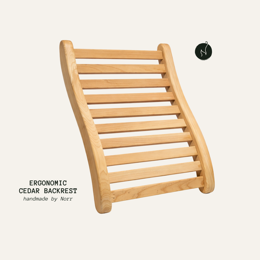 Cedar Back Rest for Sauna